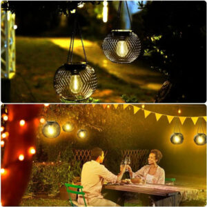 IP65 Waterproof Solar Light offers 12-14 hours of illumination with no electricity costs.