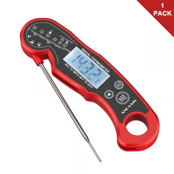The Waterproof Digital Food Thermometer features a waterproof design, making it easy to clean under running water.
