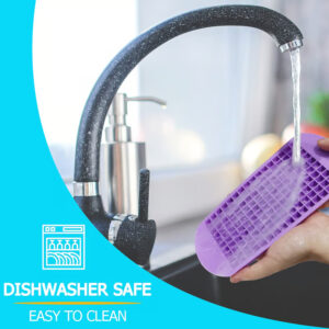 LFGB Silicone Ice Trays help prepare crushed ice quickly and easily.
