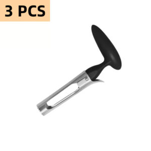 Rust-Proof Apple Core Remover with stainless steel blades for easy fruit coring.
